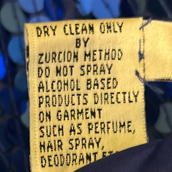 Niteline SZ4 Vintage Blue Halter Cut Sequin Maxi old glamour party timeless prom - Picture 8 of 9